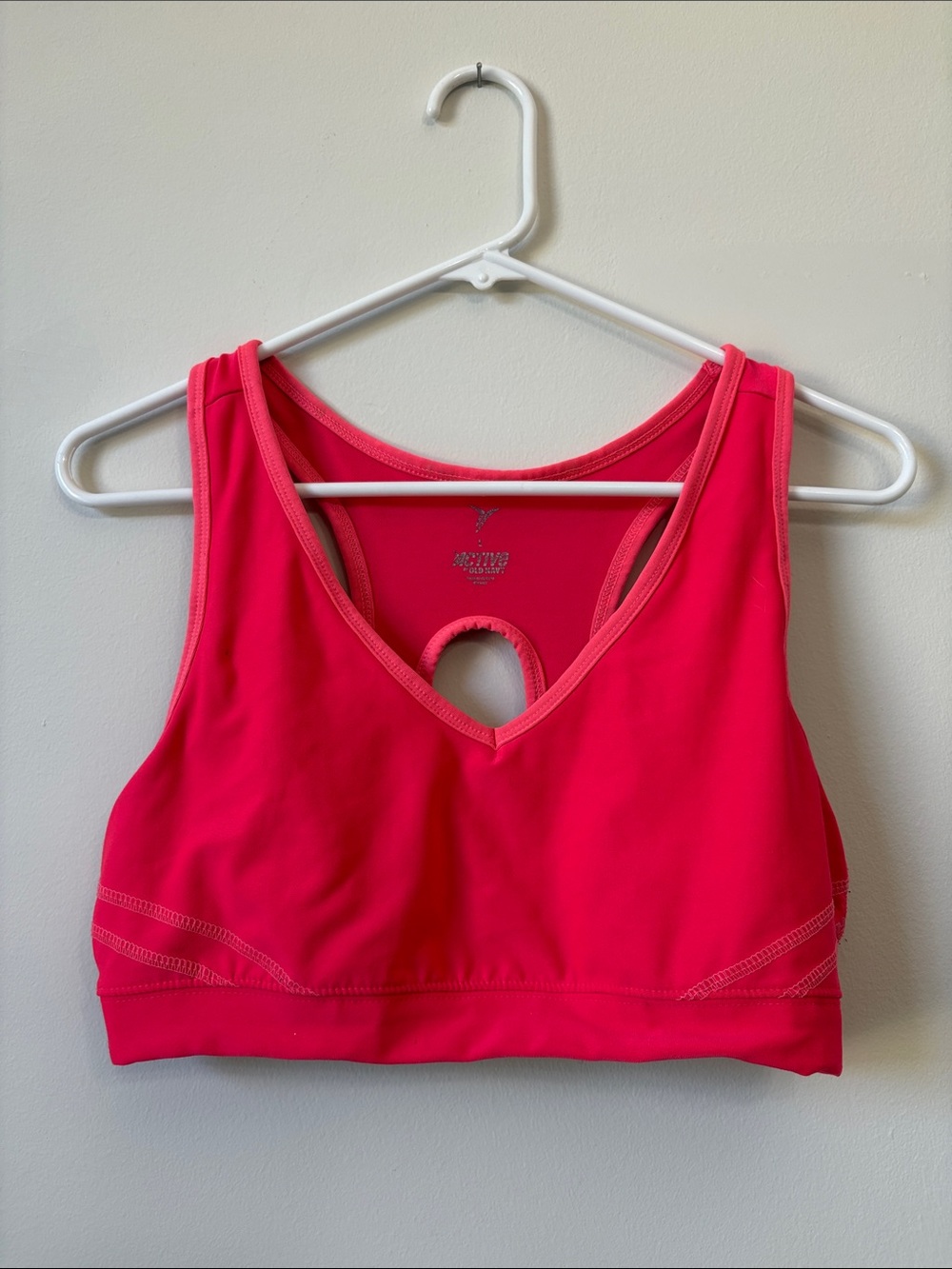 Old Navy Bright Pink Supportive Sports Bralette